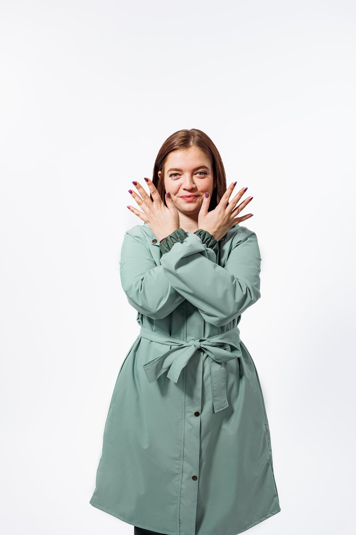 Iceberg Baby Blue Raincoat