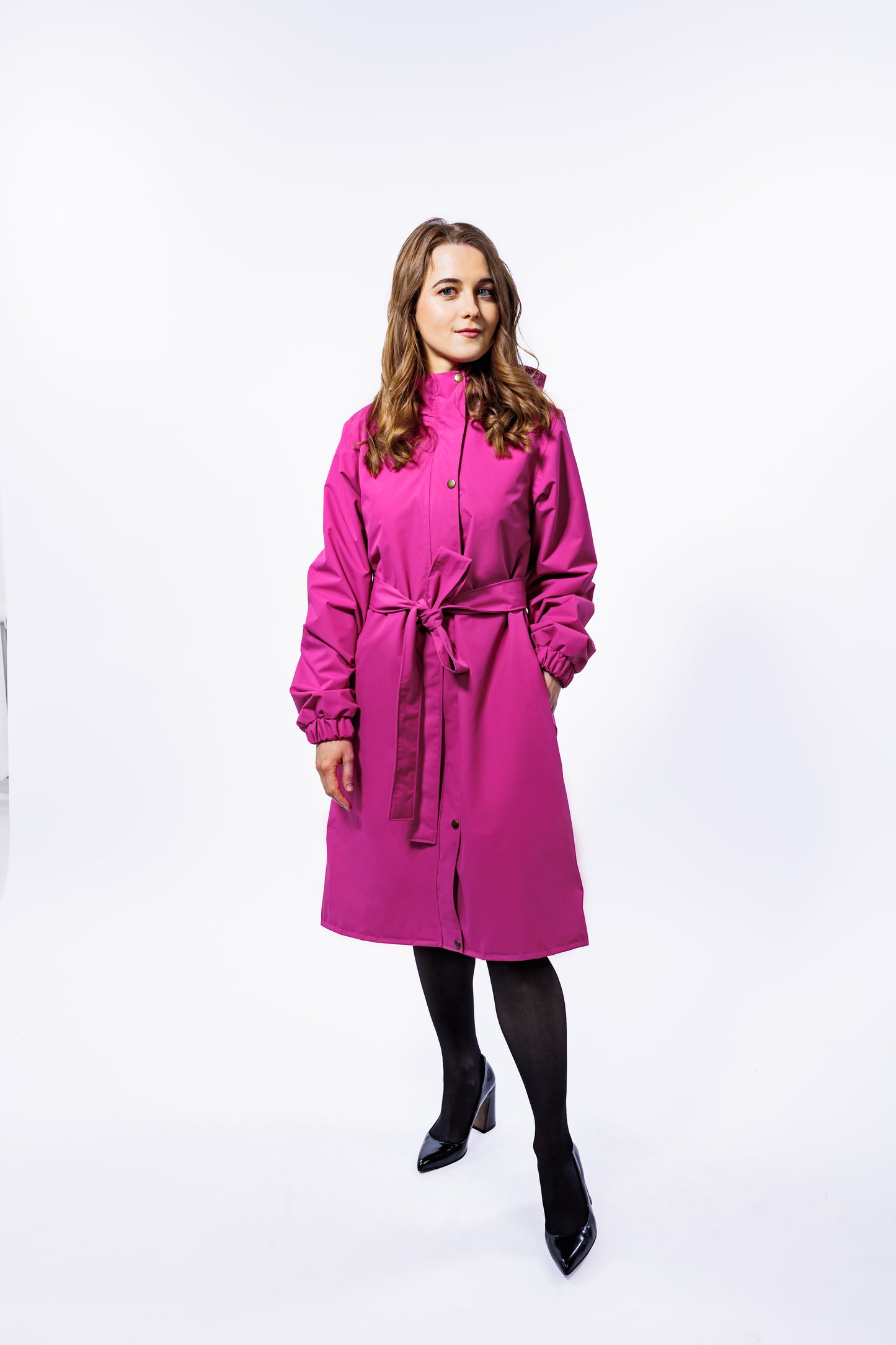 Space Pink Raincoat