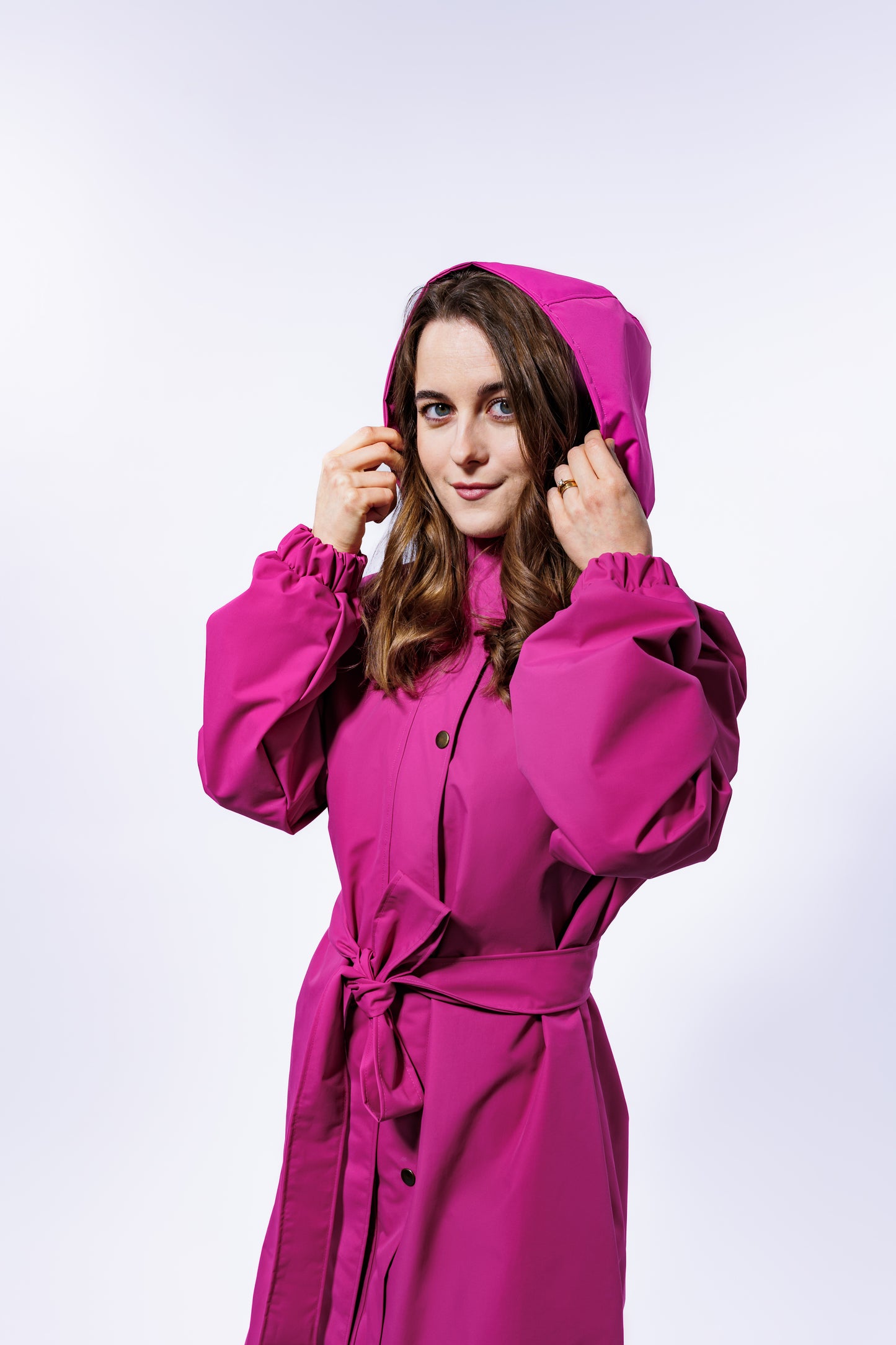 Space Pink Raincoat