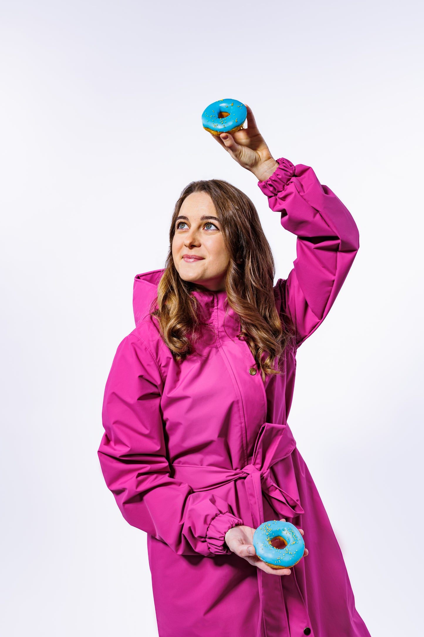 Space Pink Raincoat