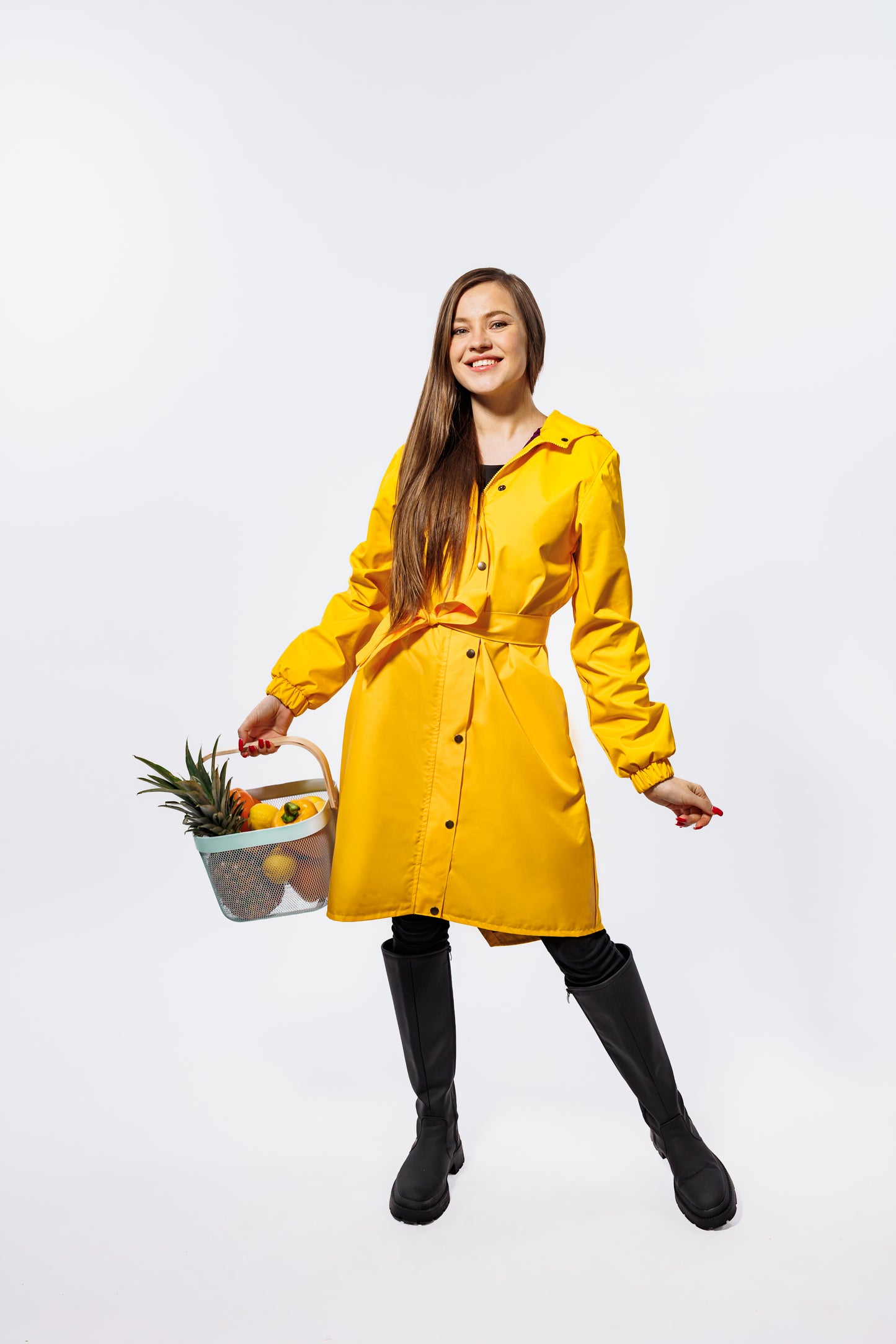 Lemon Yellow Raincoat