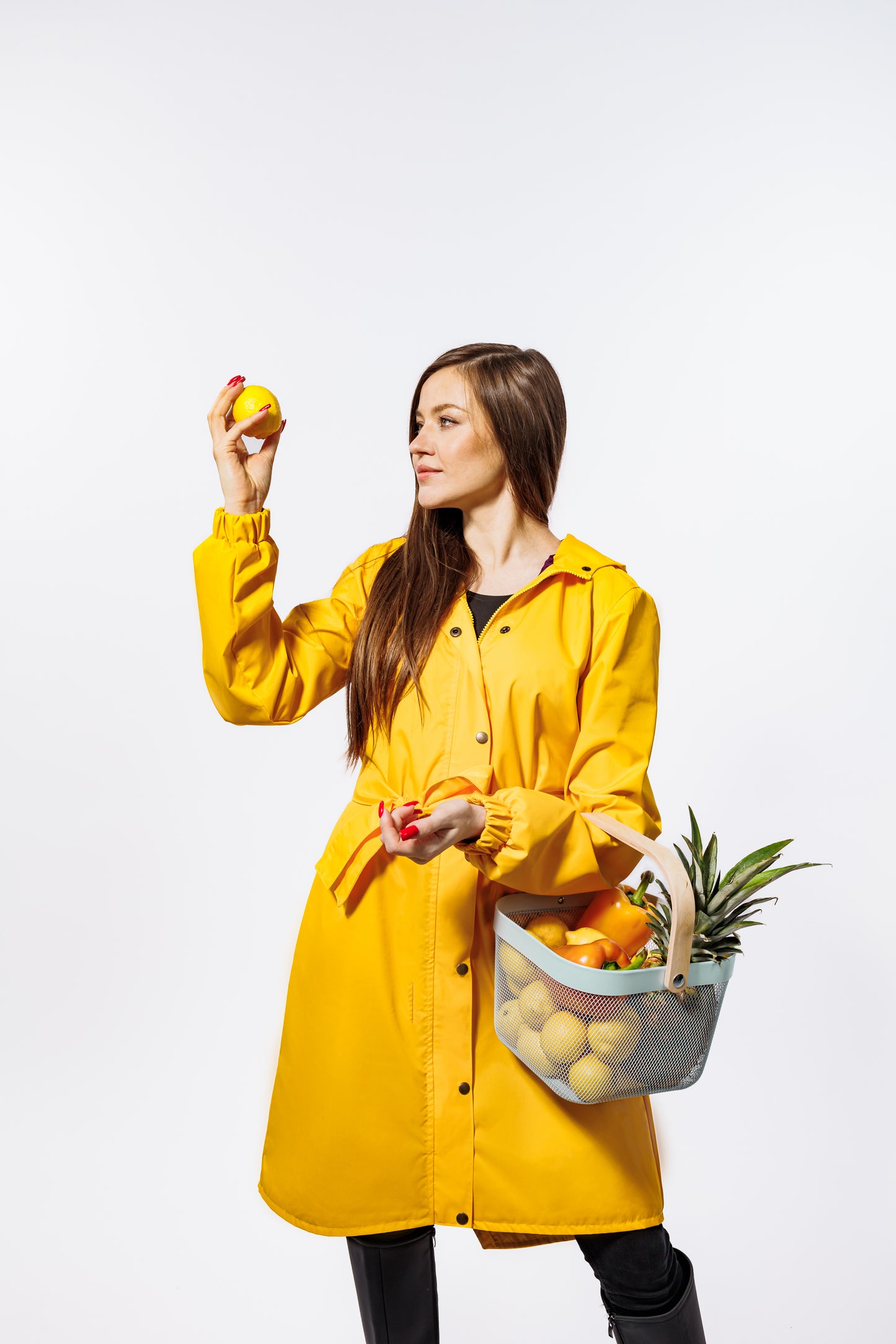Lemon Yellow Raincoat
