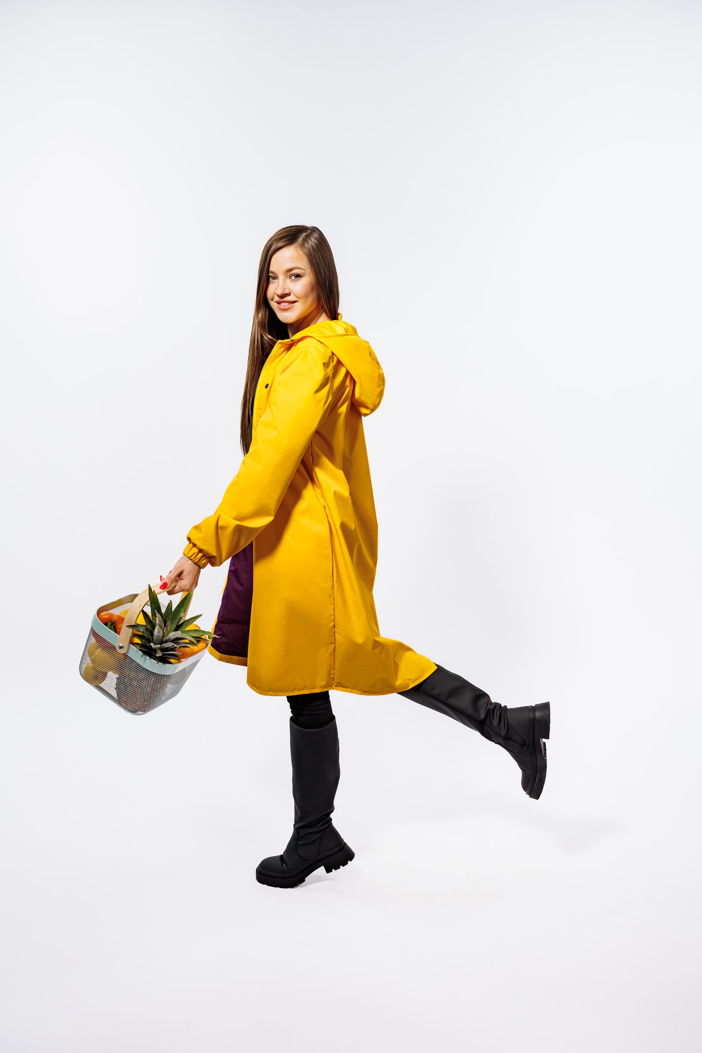 Lemon Yellow Raincoat