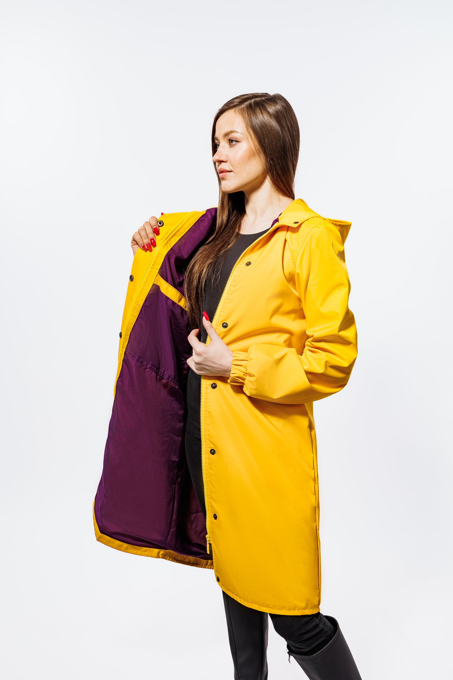 Lemon Yellow Raincoat
