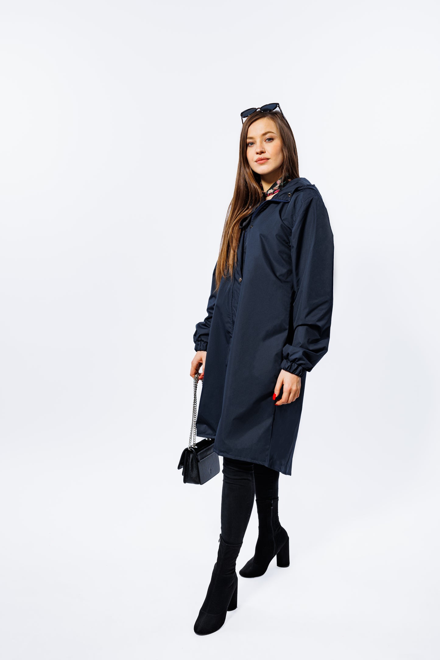 Blackberry Blue Raincoat