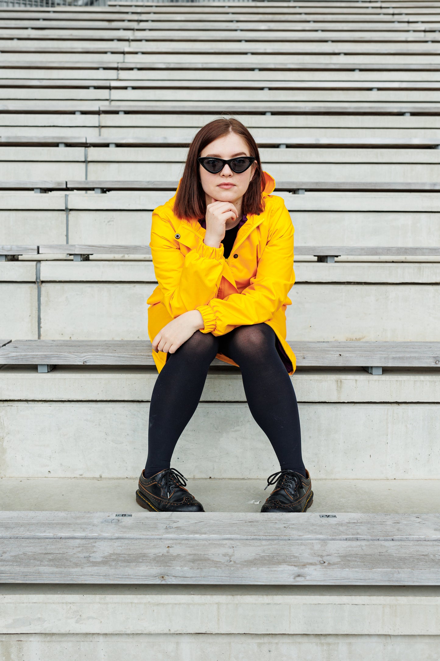 Lemon Yellow Raincoat