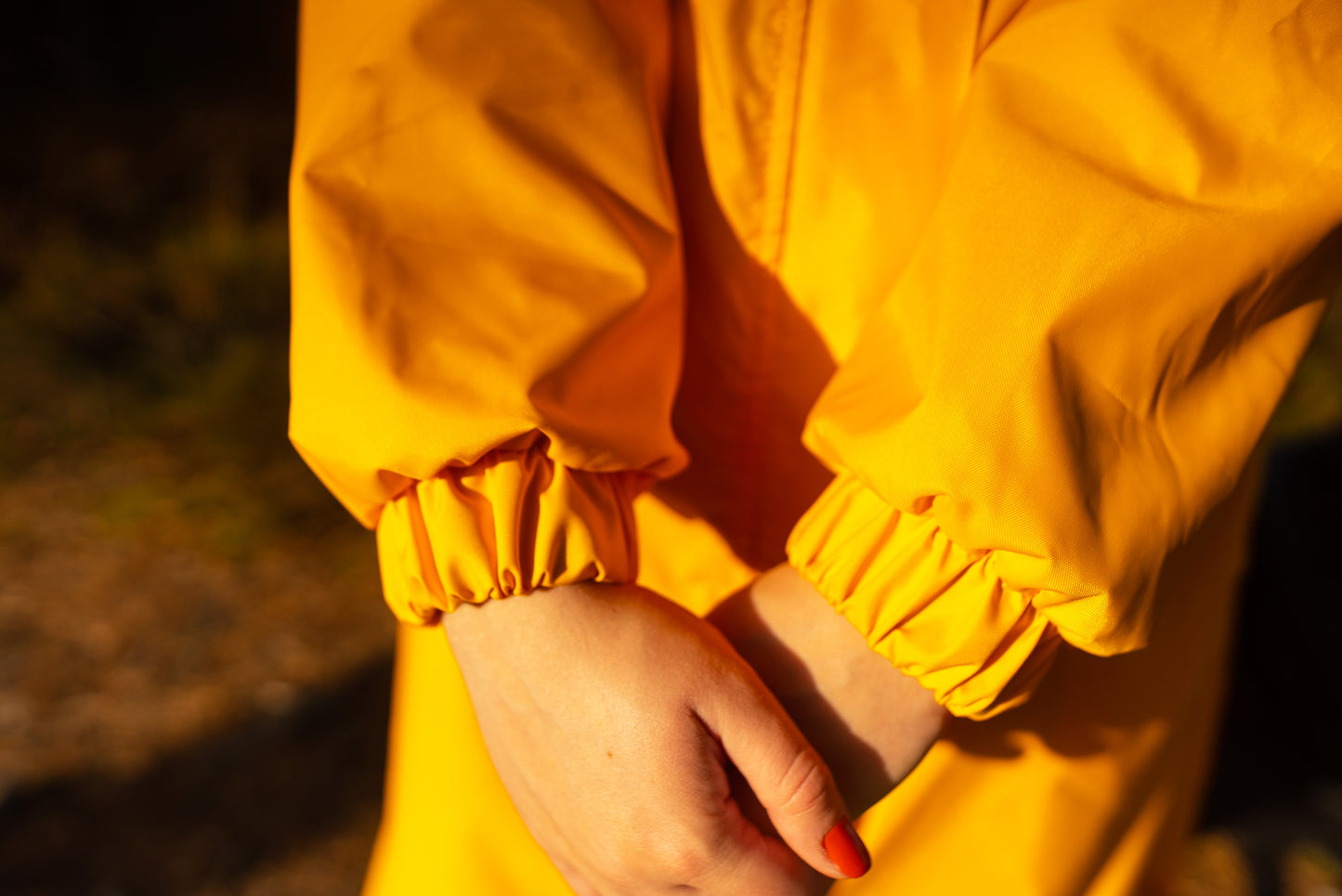 Lemon Yellow Raincoat