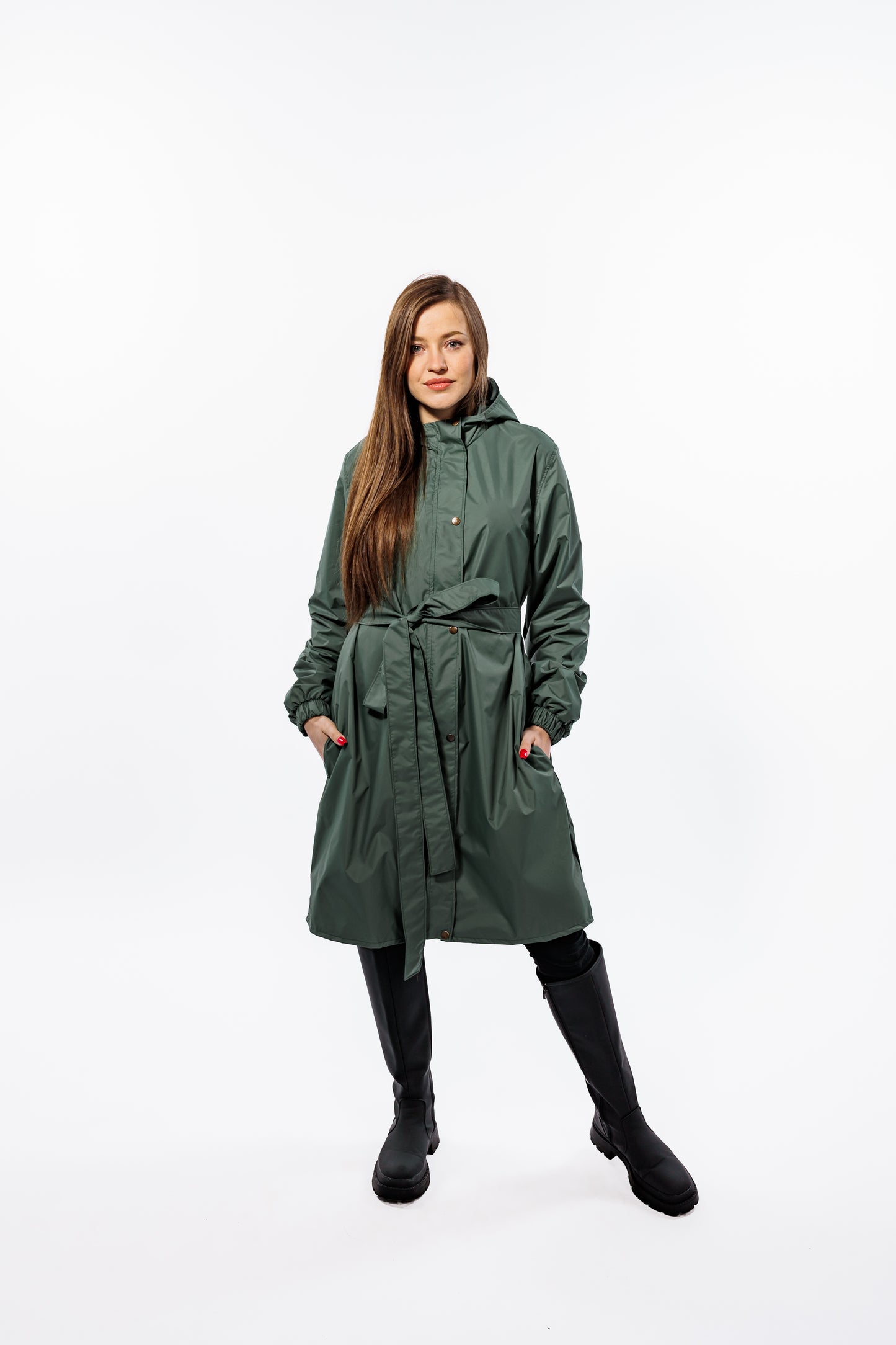 Eucalyptus Green Raincoat