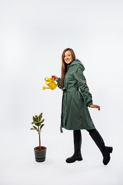 Eucalyptus Green Raincoat