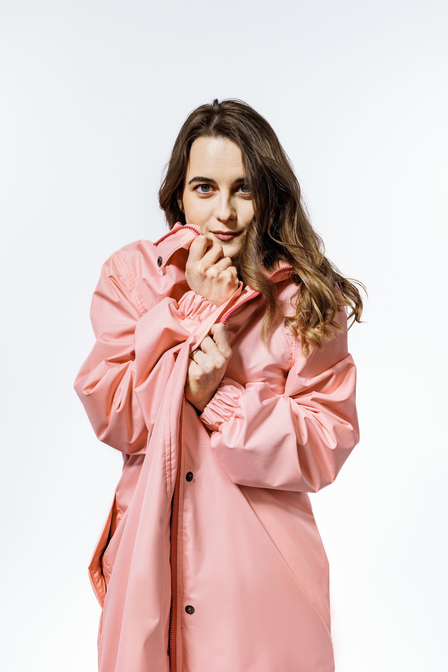 Cotton Candy Pink Raincoat